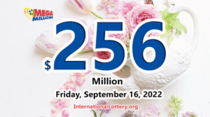 一位玩家赢得了100万美元 – 超级大乐透奖金达到2.56