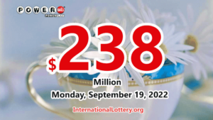 谁将赢得2022年9月19日价值2.38亿美元的强力球彩票大奖？