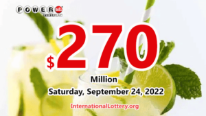 2022年9月21日的Powerball结果 – 头奖攀升至2.7